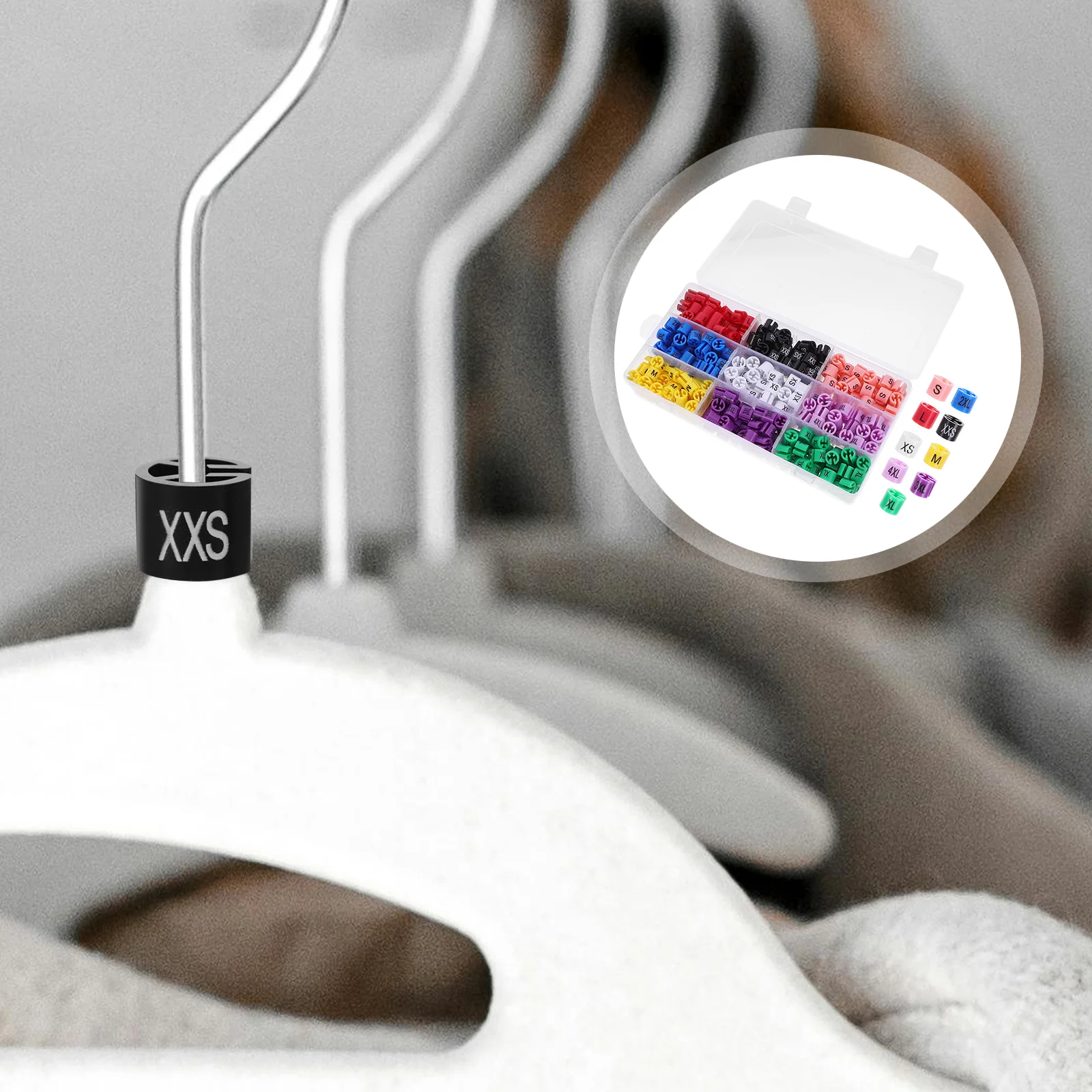 450 шт. вешалка для колец маркер с номером пластиковые маркеры одежды набор