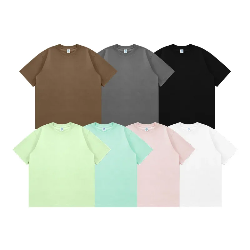 Мужская одежда модная брендовая уличная свободного кроя с короткими рукавами