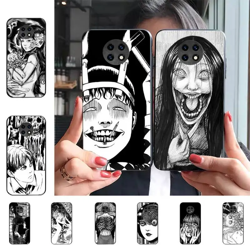 

Junji Ito Terror Horror Anime Phone Case for Samsung S20 lite S21 S10 S9 plus for Redmi Note8 9pro for Huawei Y6 cover