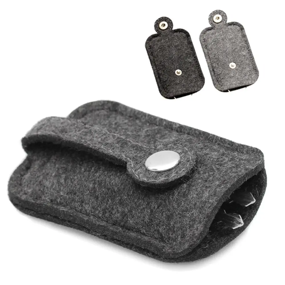

Purse Holder Keychain Keys Bag Key Wallet Fashion Woolen Pouch Case Car For Pocket Felt Men 1pcs Organizer Bag Housekeeper