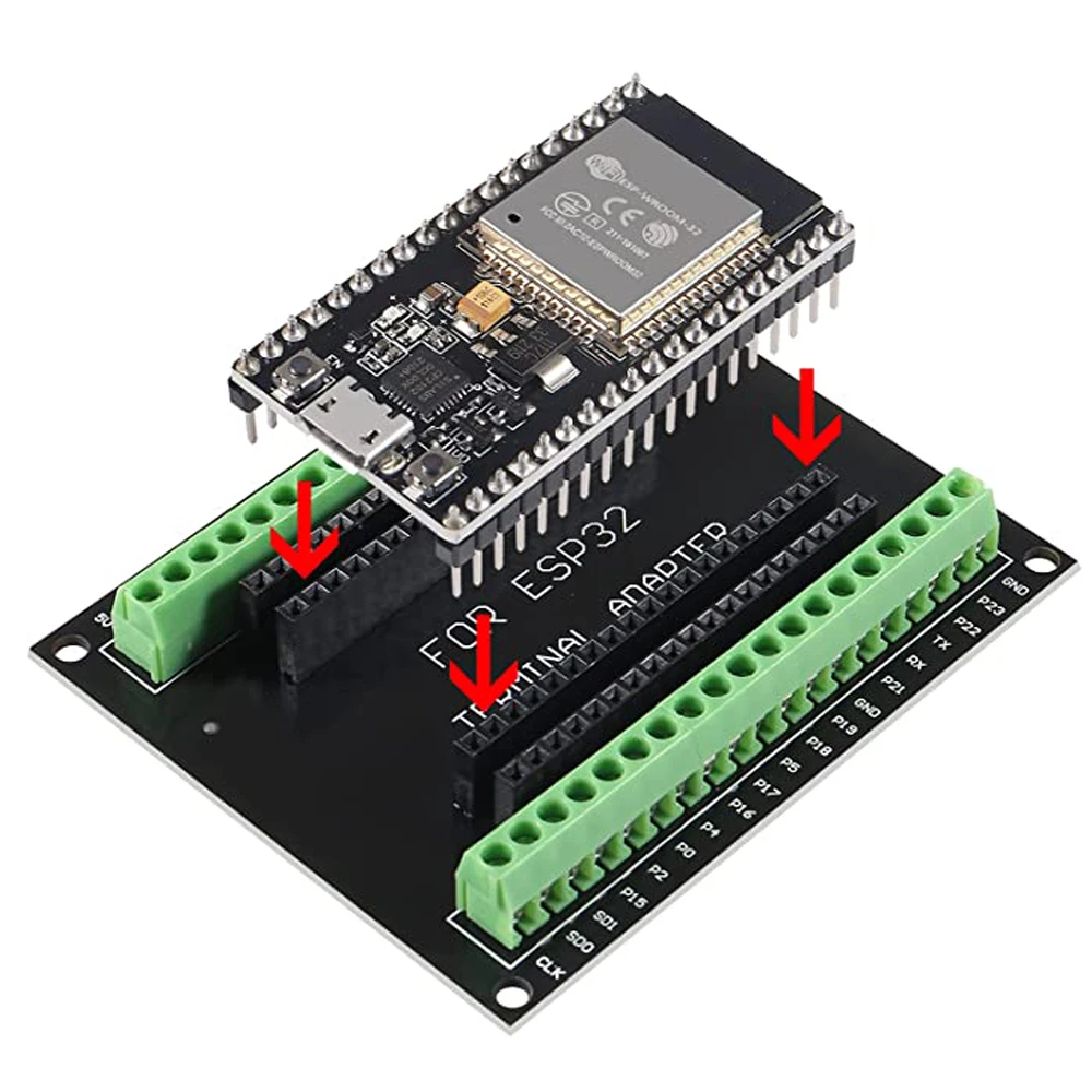 Плата разработки ESP32 ESP32-WROOM-32D ESP32-WROOM-32U WIFI + Bluetooth-совместимая с коммутационной