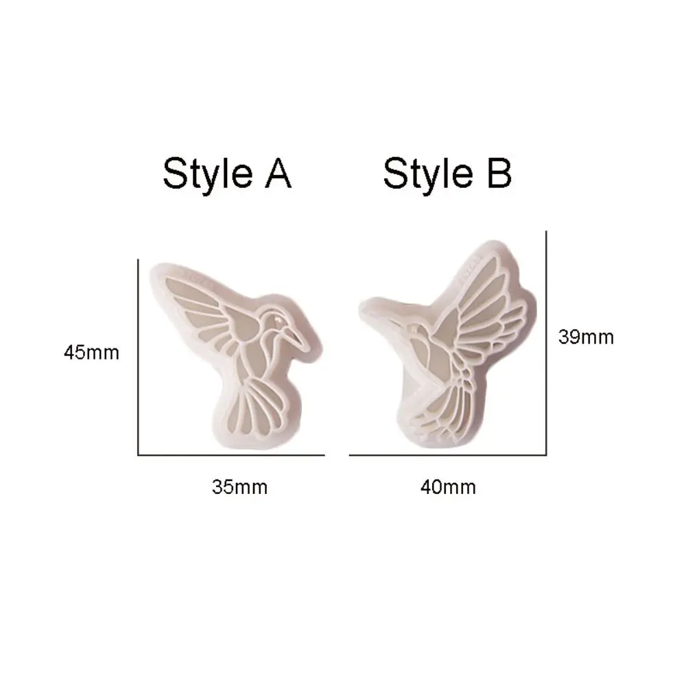 3D Kingfisher полимерная фотоформа мягкая керамика ручная работа Искусственные серьги