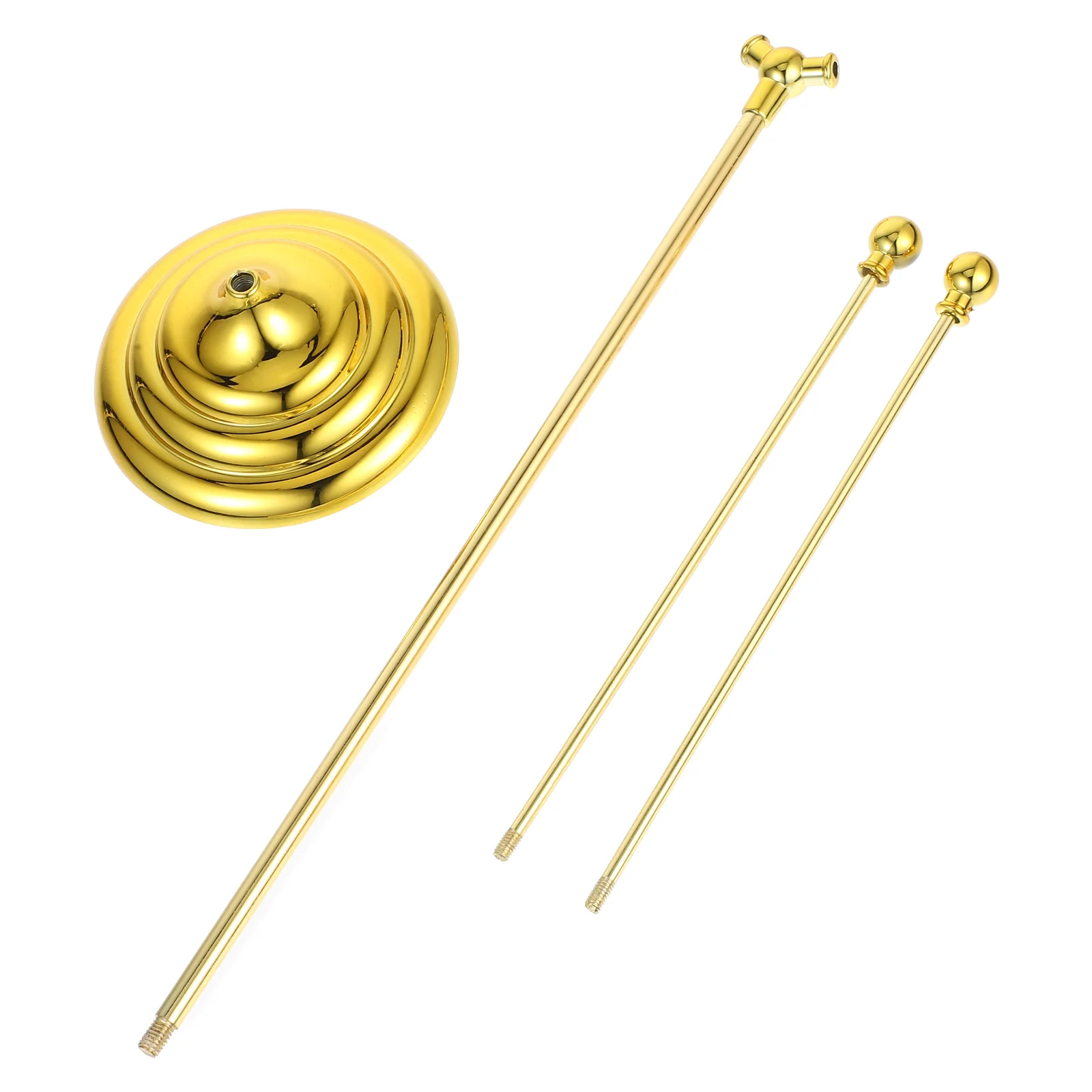 Okrągłe dno Biurko Baner biurowy Flagi 3400X3370X850CM Metalowe poszycie Praktyczny uchwyt na maszt Blat