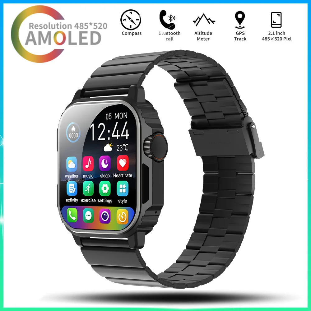 TW11 2023 NEW Smart Watch Bluetooth Call NFC Compass GPS Sport Fitness Health Monitor Waterproof Smartwatch For IOS Android Sale