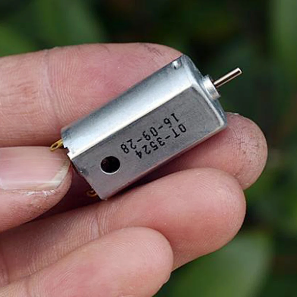 Мини-Фотоэлемент двигателя постоянного тока 3 в-4,2 в 3,7 25200 об/мин микро маленький 050 фотоэлемент высокоскоростная карбоновая щетка радиоуправляемая Игрушечная модель самолета