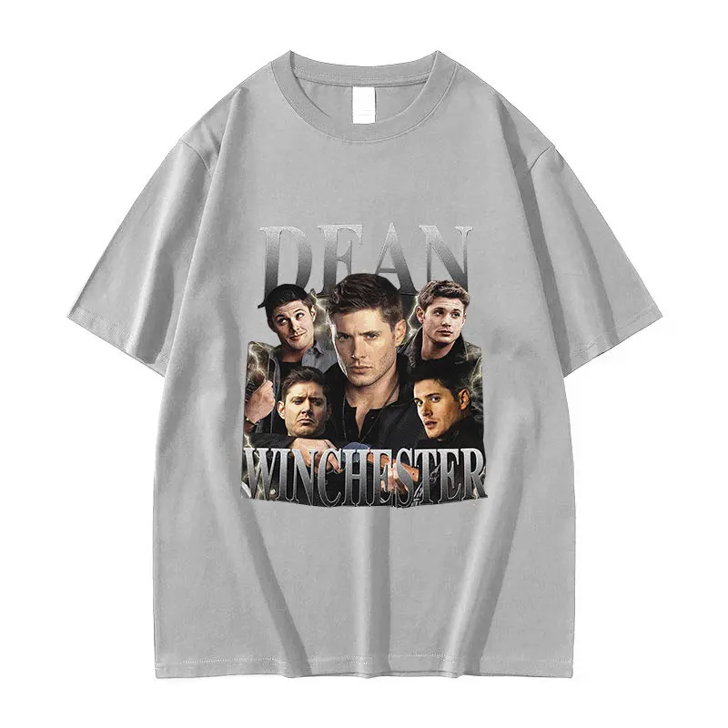 Футболка с графическим принтом Дина винчестера модная Ретро футболка унисекс