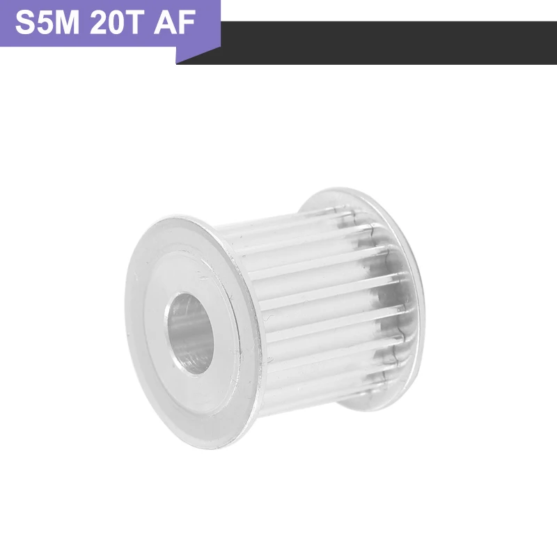 

Tooth Belt Pulley S5M 20T 6/6.35/8/17/19/20mm Inner Bore S5M Type Synchronous Pulley Wheel 11/17/22/27mm Width Timing Pulley