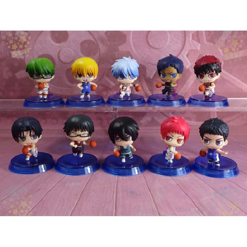 

Japanese Version Anime Figure Kuroko's Basketball Game Mosquito Eye Kise Ryouta Aomine Daiki Q Version Action Figures Model Toy