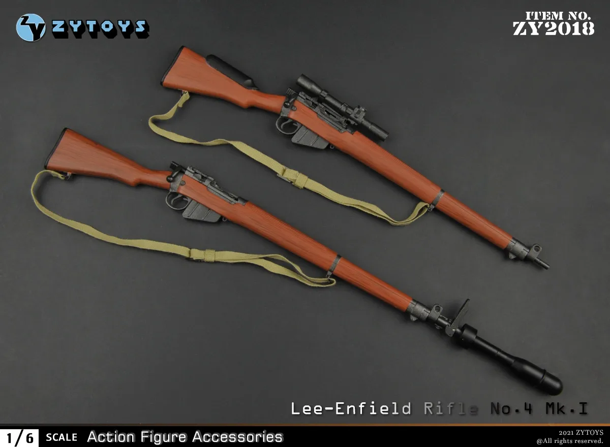 ZY2018 1/6 винтовки серии Lee-Enfield времен Второй мировой войны британская армия для