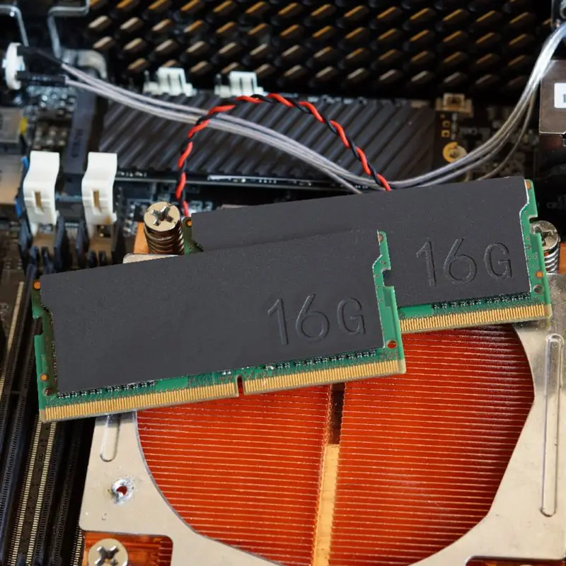 

0.5mm Pure Copper Graphene Coating Laptop Memory Heatsink Cooling Vest ram- Radiator Cooler Kit 0.15mm Thickness