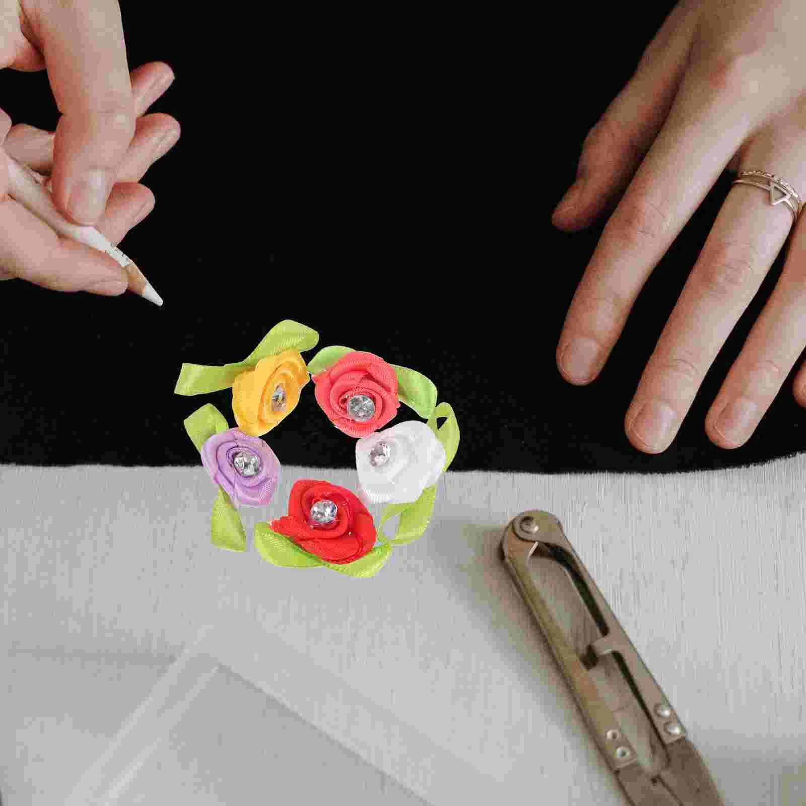 70 шт. DIY декоративные нашивки с цветами аппликация заплатки для ремонта одежды