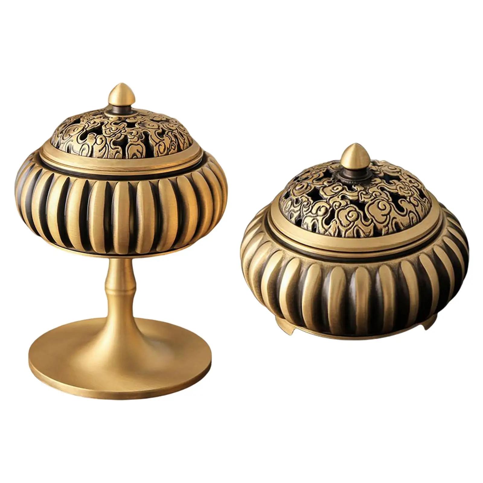 

Antique Copper Incense Burner Incense Holder for Living Room Home Fragrances