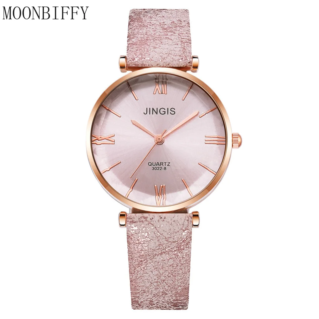 

Luxury Women Watch Texture Leather Ladies Dress Watches Simple Big Dial Sport Quartz Clock Business Wristwatches Reloj Mujer
