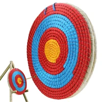 3 layers 20 inch traditional solid straw archery target 2 2 inch thickness hand made arrows target for outdoor shooting practice