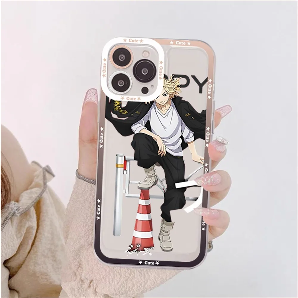 Tokyo Revengers Anime Phone Case For IPhone 13 14 Pro Max XS XR 12 11 Pro 13 Mini 6 7 8 Plus Soft Clear Back Cover