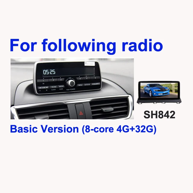 

SINOSMART 10.25" Android навигация и радио для Mazda 3 (Mazda3) / Axela 2014–2018 BM BN, OEM экран, CarPlay, Android Auto, поддержка Bose