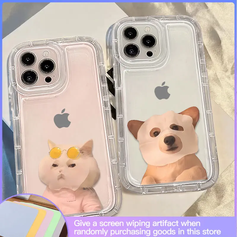 

Luxury Senior Sense Creative Cartoon Phone Case Suitable for IPhone14 13 12 11 13Pro 13promax 7 8 6 Se Shockproof and Fallproof