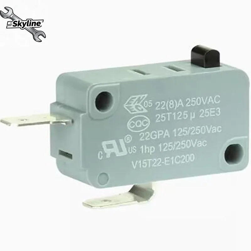 5 шт. микропереключателей V15T22-E1C200 SNAP ACT SPST-NC 22A 250V (art.: 3920daafe879e) - 3920daafe879e