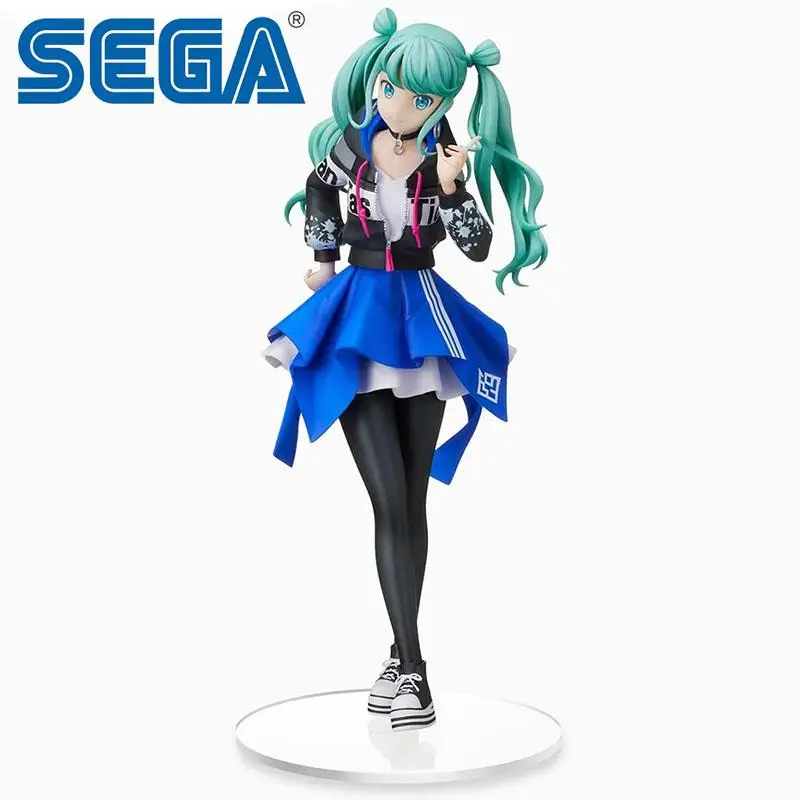 Новинка 2022 г. Sega Spm Hatsune Miku Vocaloid красочная сцена мира аниме экшн-фигурка 22 см куклы