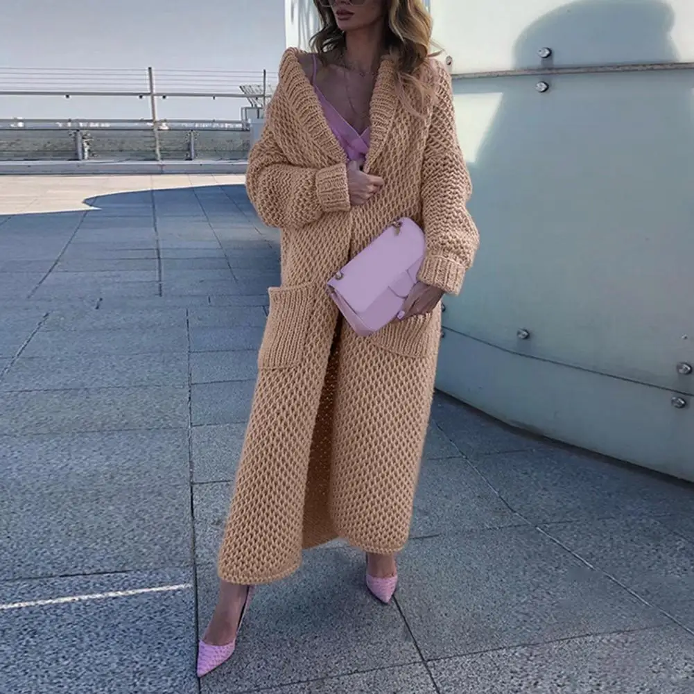 

Trendy Winter Warm Leisure Women Temperament Cardigan Winter Cardigan Non-Fading Decorative