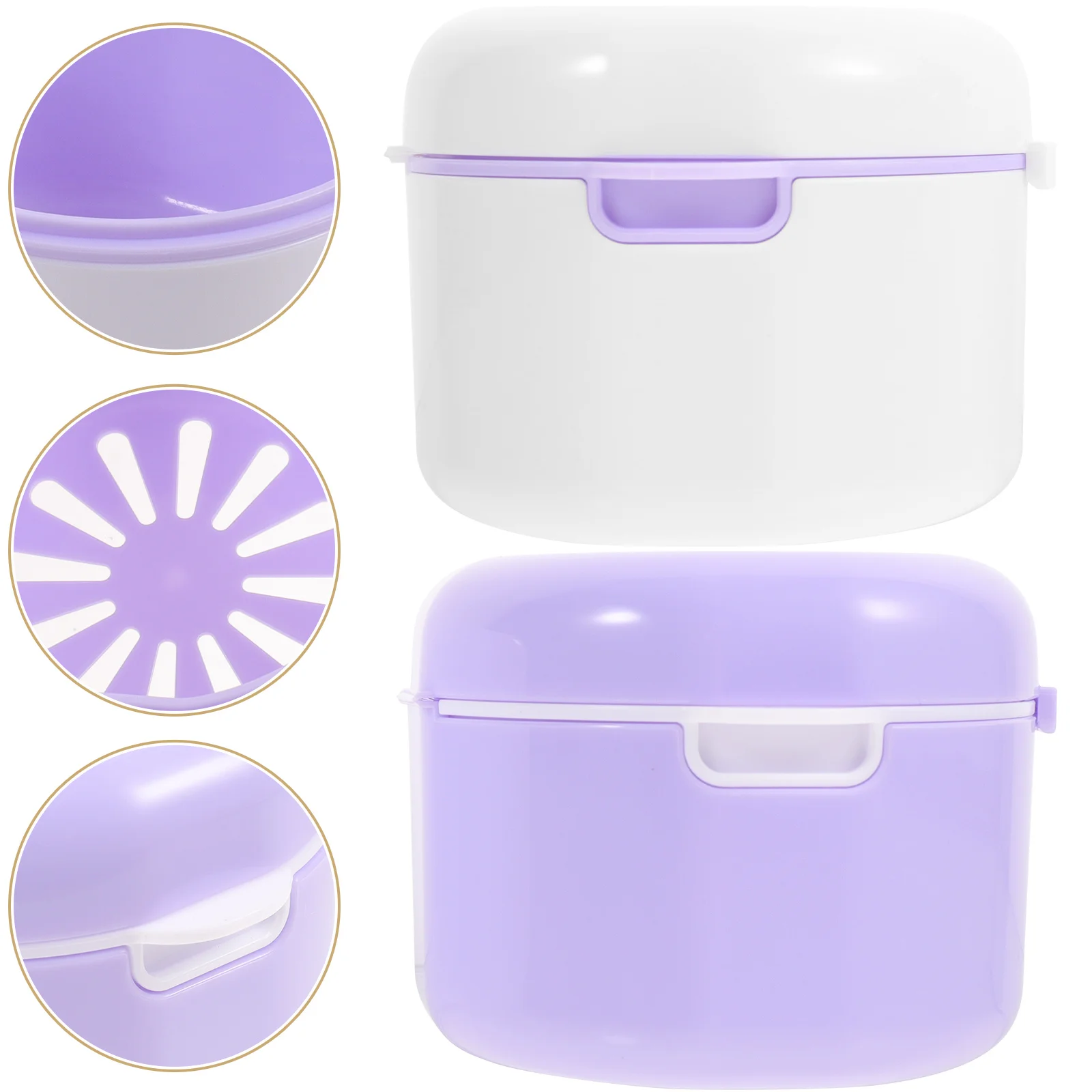 

2 шт., контейнер для хранения искусственных зубов