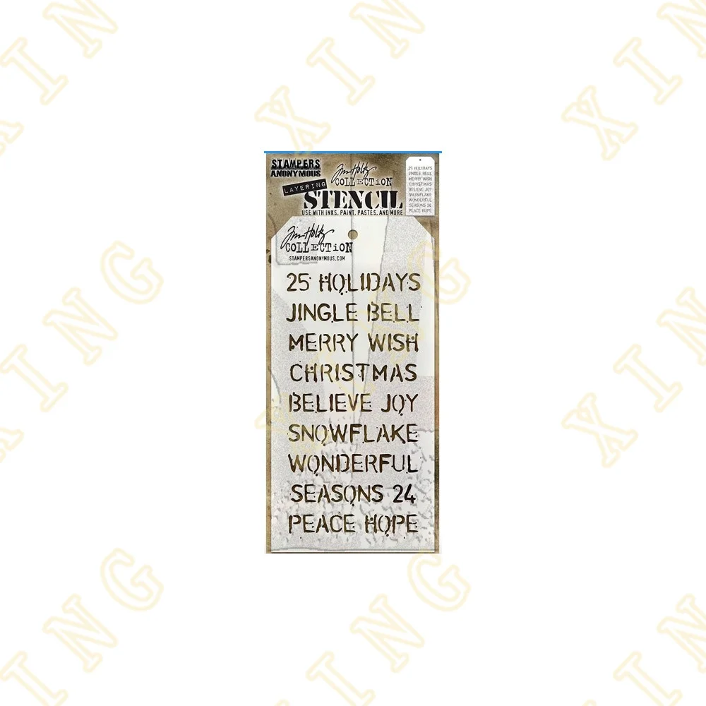 

Christmas Decor Diy Layering Stencils Graphics Painting Scrapbooking Stamp Ornament Album Embossed Template Reusable Hot Sale