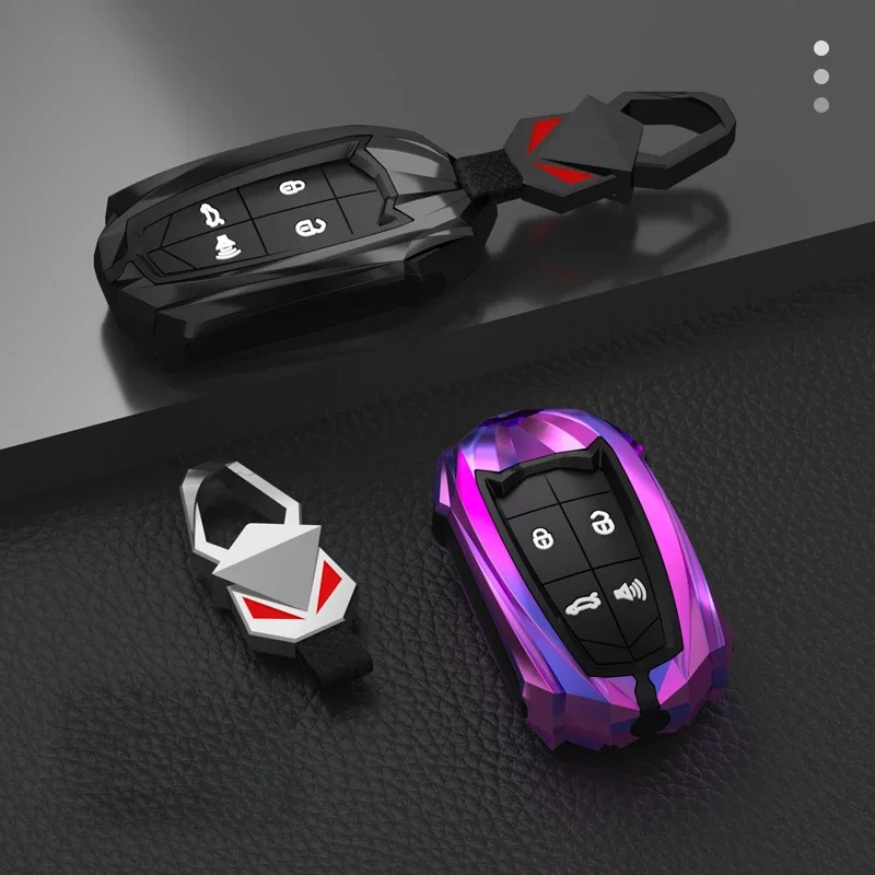 Чехол для автомобильного ключа из цинкового сплава Borgward BX5 BX7 2017 2018 смарт-брелок с