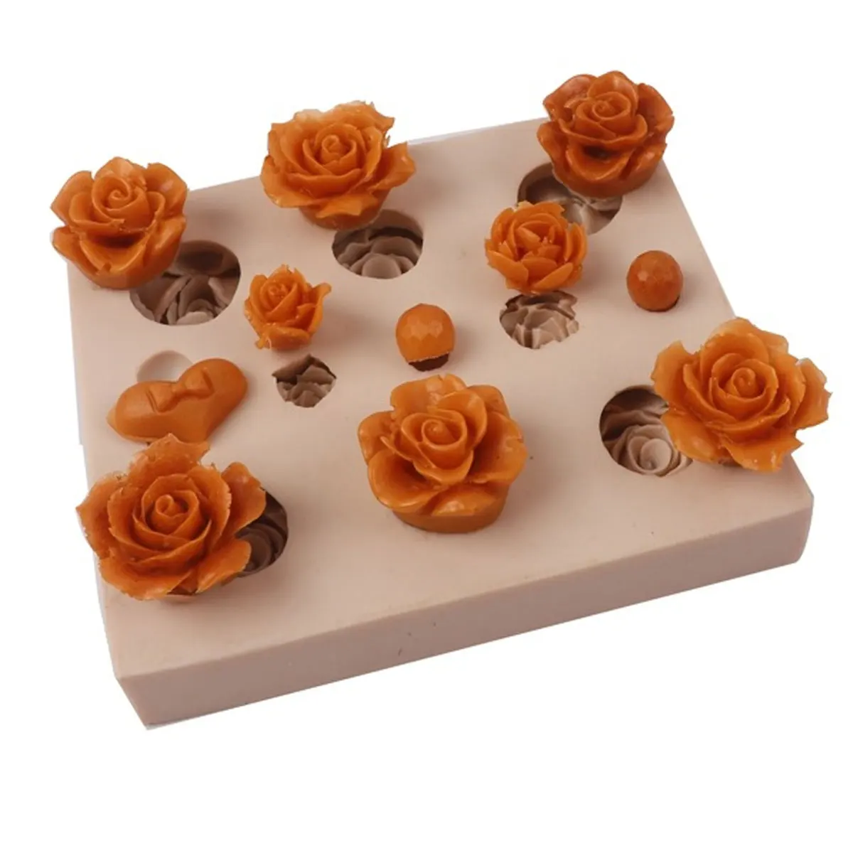 

Rose Mould Silicone Mold Fondant Cake Decorating Tool Gumpaste Sugarcraft Chocolate Forms Bakeware Tools