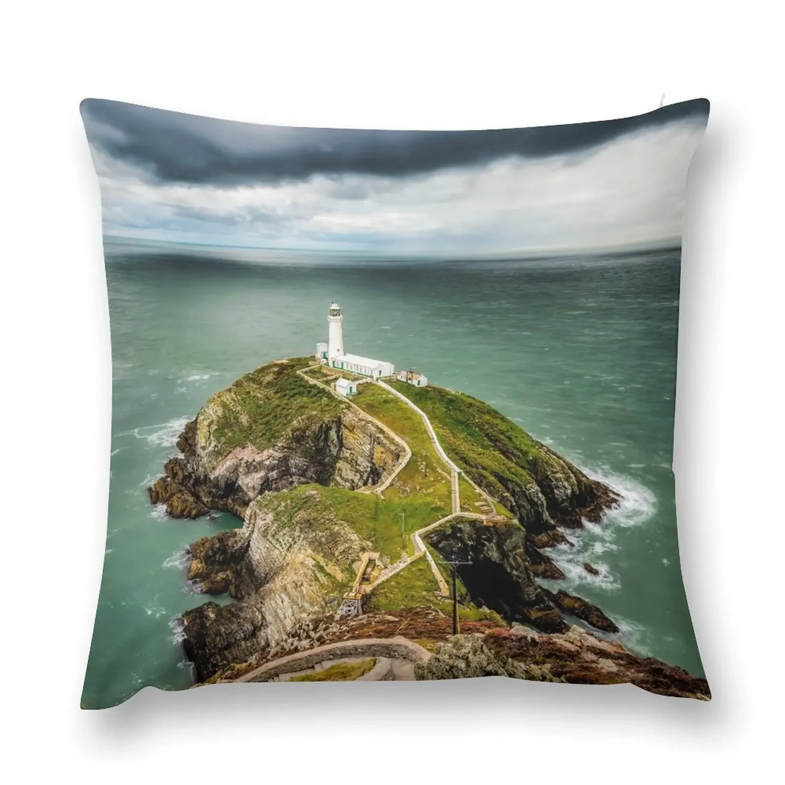 South Stack Lighthouse Anglesey Декоративная подушка Аниме Чехлы для подушек Роскошные