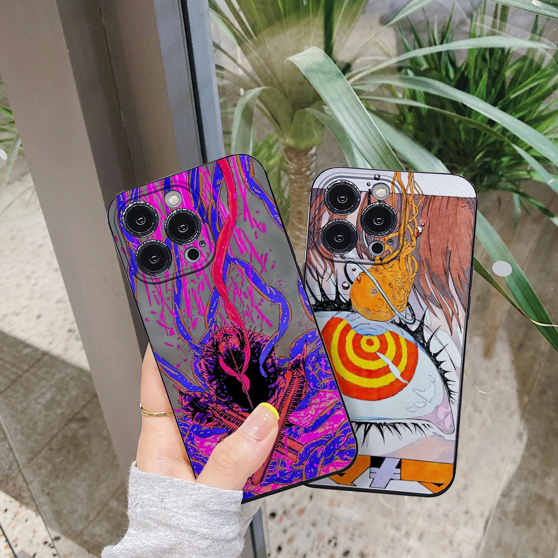 Силиконовый чехол для телефона с аниме бензопилой IPhone 13 12 Mini 11 14 Pro Max 8 7 Plus Xs Xr Se 2022 -