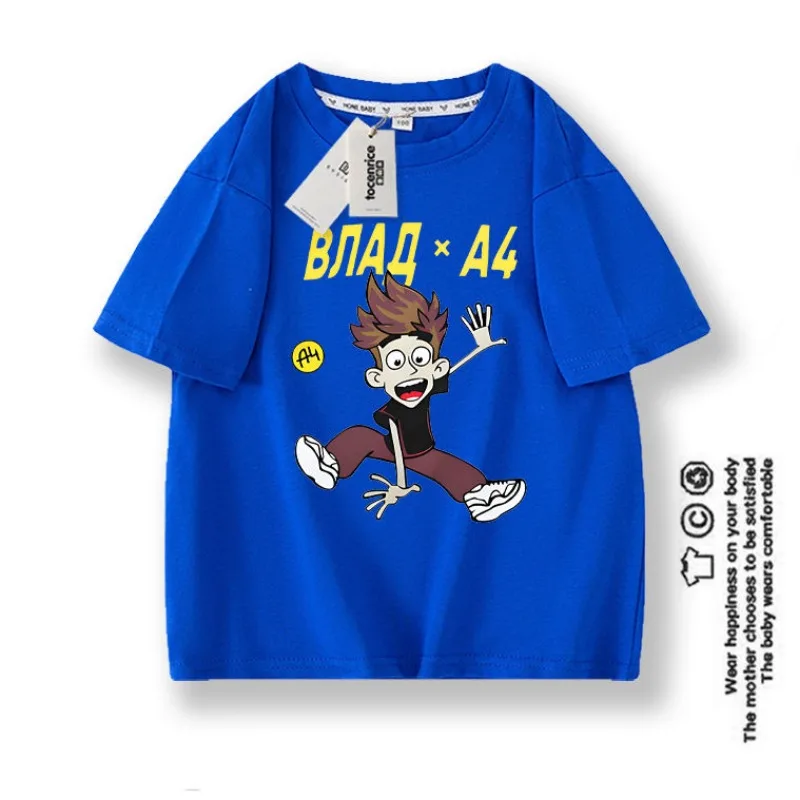 Владимир a4 Влад Бумага Футболки с короткими рукавами для мальчиков Летние