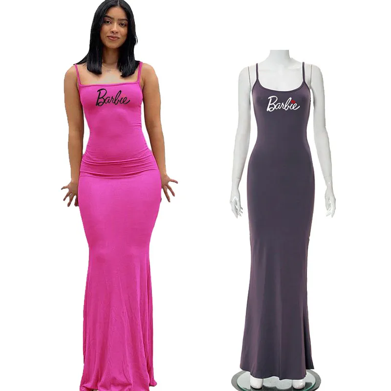 

Платье без рукавов с подтяжками и завышенной талией, эластичное