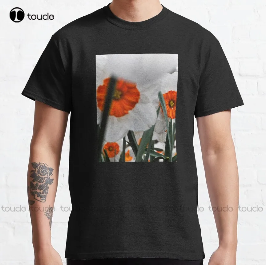 

Keukenhof Gardens, The Netherlands Classic T-Shirt Custom Shirts Design Your Own All Seasons Breathable Cotton Retro Gd Hip Hop