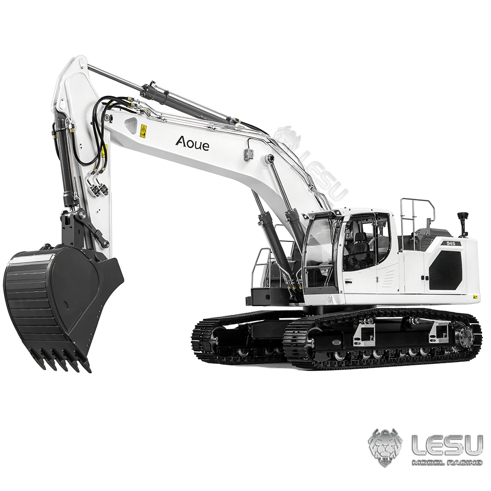 LESU 1/14 Metal Hydraulic RC Digger Aoue-LR945 Excavator Model W/O Remote Controller Assembled Toys Wireless Control TH22636