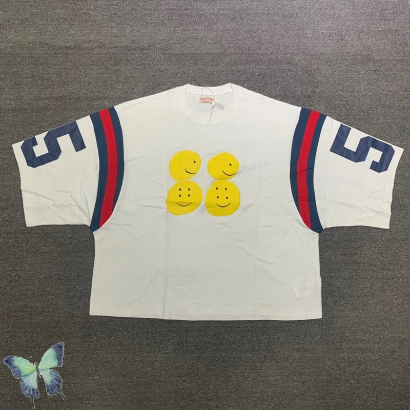 

Футболка с коротким рукавом и принтом смайлика