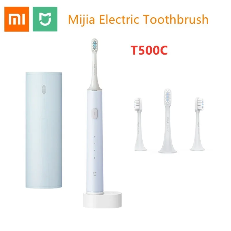 

Xiaomi Mijia умная звуковая электрическая зубная щетка T500C высокочастотная вибрация Беспроводная зарядка Водонепроницаемая с коробкой для хран...