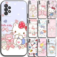 hello kitty cute cat phone cases for xiaomi redmi note 9 pro 5g 10 10s 10 pro poco f3 gt x3 gt m3 carcasa coque soft tpu