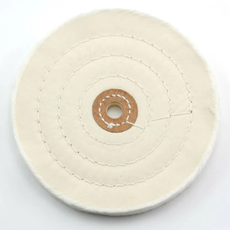 

150mm Cloth Polishing Wheel Flannel Cotton Buffing Dics Gold Silver Jewelry Metal Sanding Pads For Angle Grinder Polisher