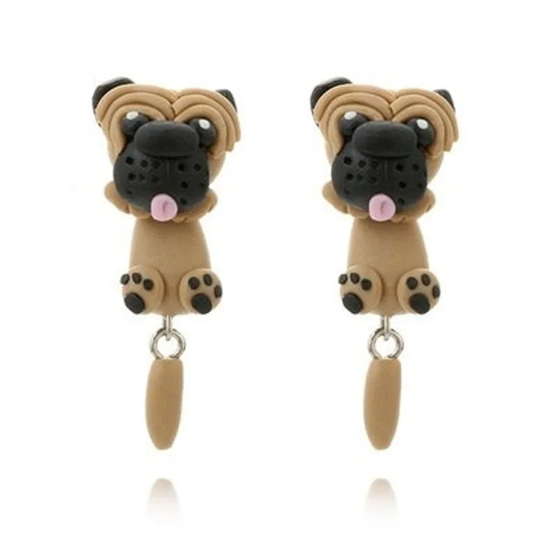 

Independent station small animal dinosaur earrings Korean version of the ear jewelry shark metal cute miniature animal earring