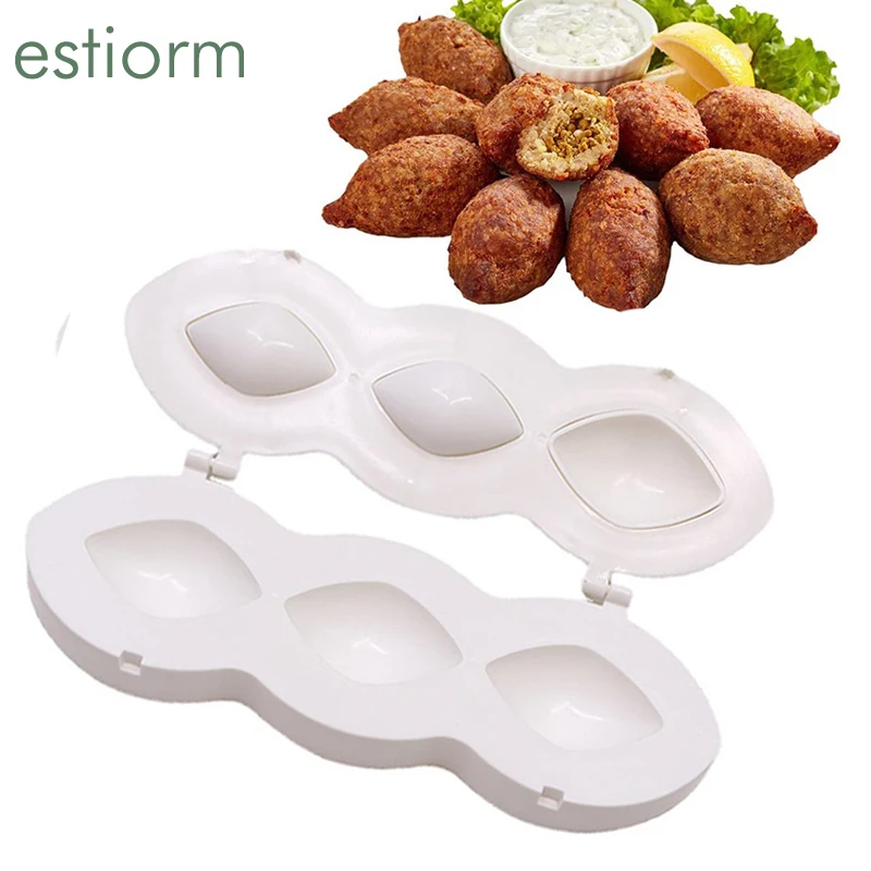 

5/7cm Meatball Maker Manual Kibbeh Express Meatloaf Mold Meat Ball Press Pie Patty Maker Minced Meat Processor kitchen Tools