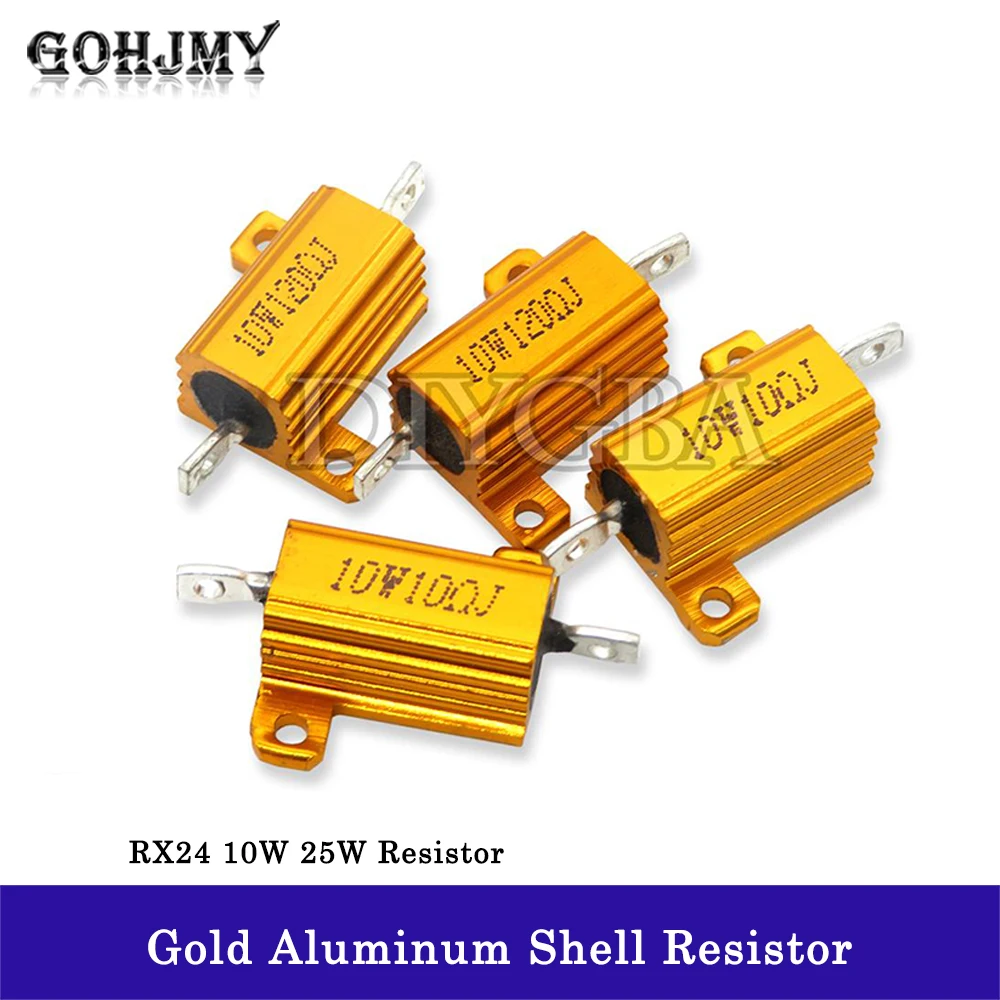 10 Вт 25 алюминиевый мощный металлический корпус внешний резистор с проволочной