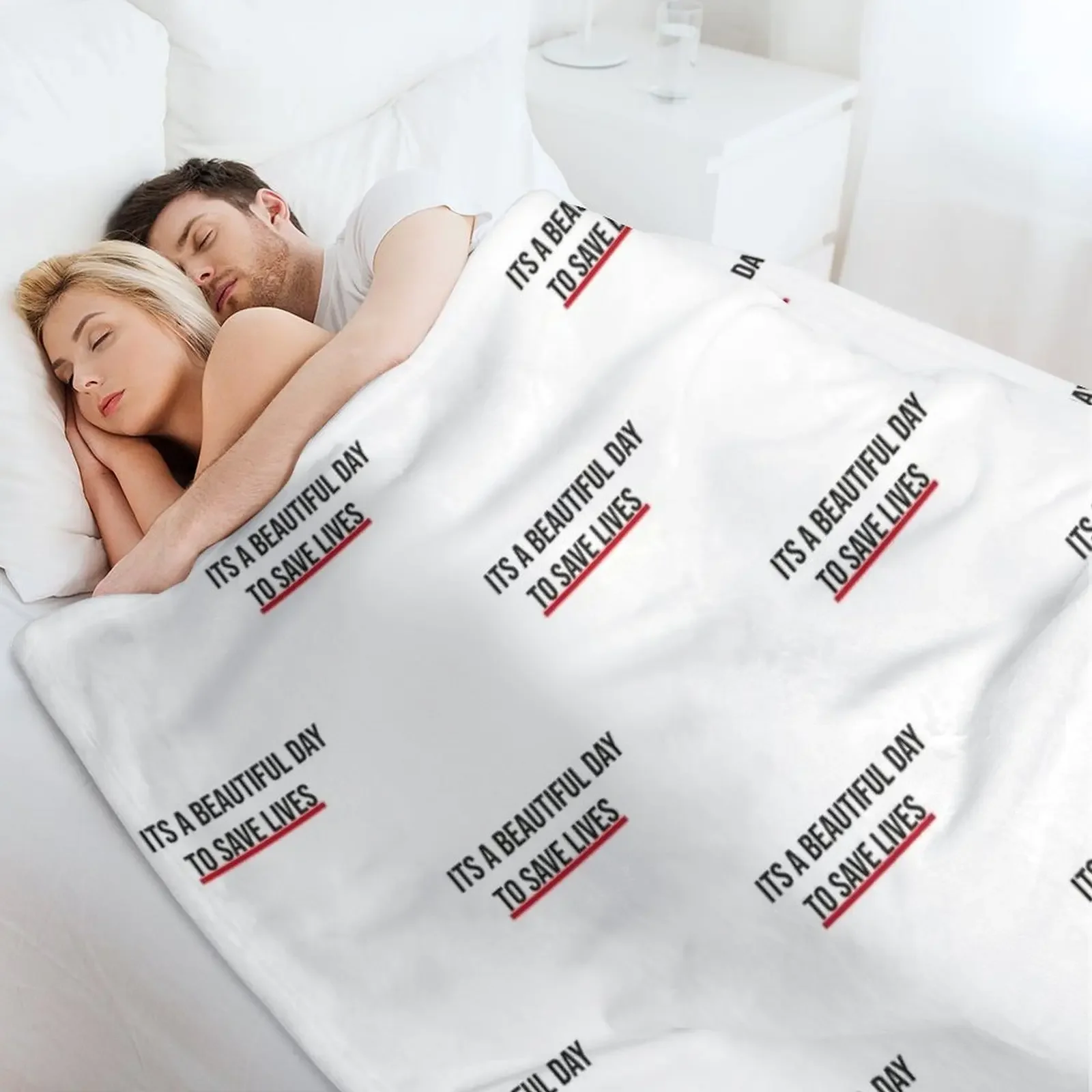 Это красивый день чтобы спасти жизни. Одеяло для дивана. Многоцелевые