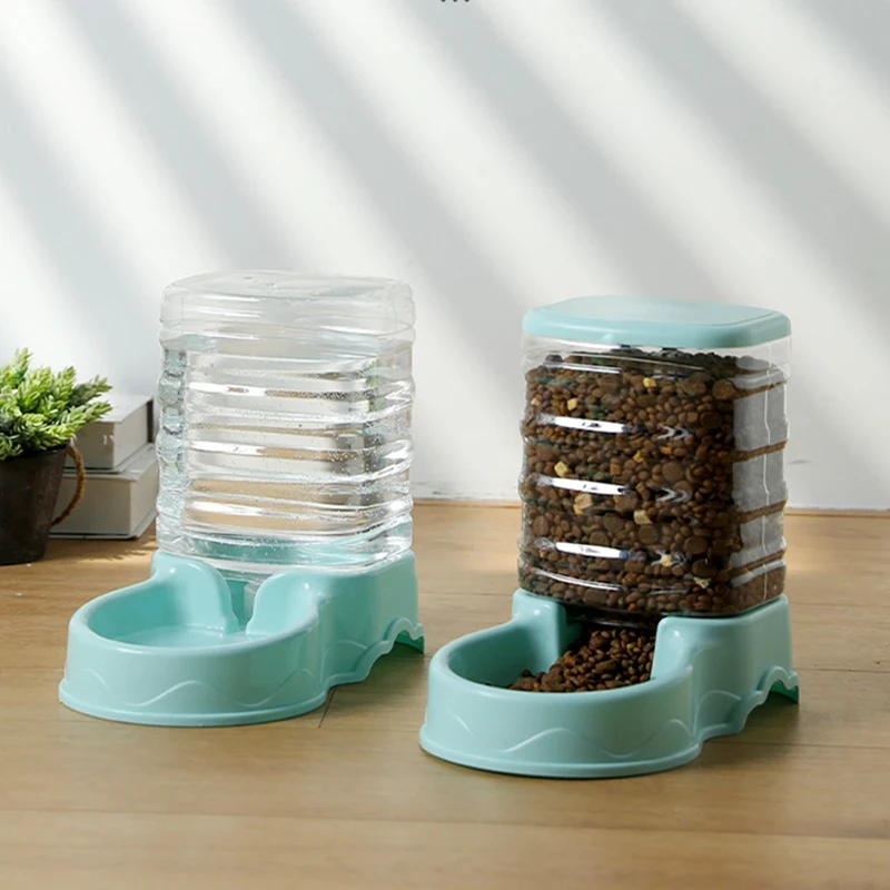 

3. Емкость 5 л, автоматический дозатор воды для домашних животных, питьевой фонтан, пластиковая поилка для кормления домашних животных, миска для воды