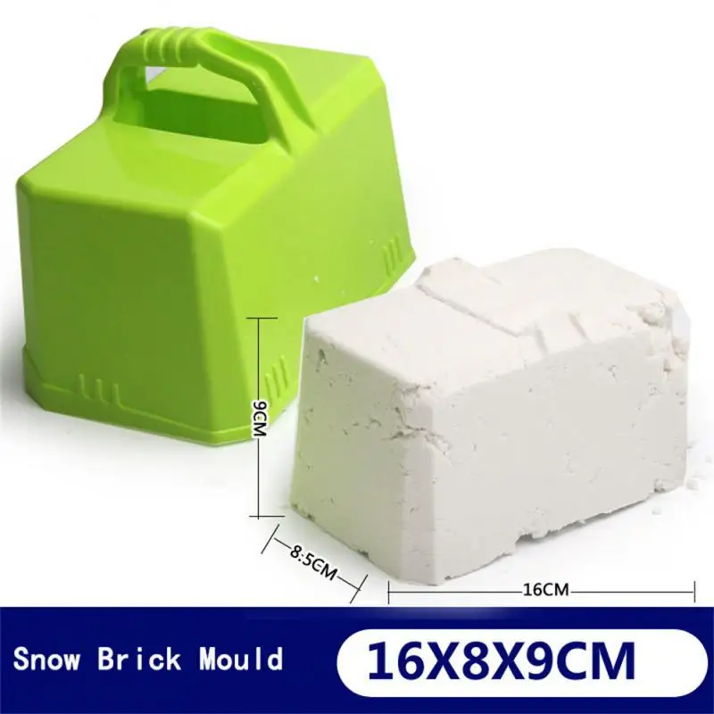 

Winter Block Mold Funny Plastic Castle Foundation Brick Outdoor Winter Block Mould Toys Mold Sand Kids Maker For Children Gifts