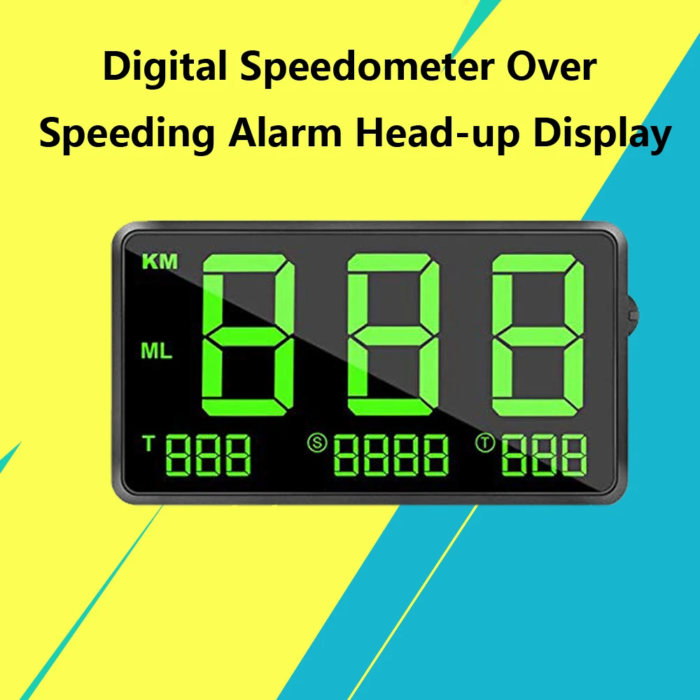 

C80 4.5" Head-up Display GPS Speedometer Digital Car Speed Display Over Speeding Alarm For Motorcycle Truck Car HUD