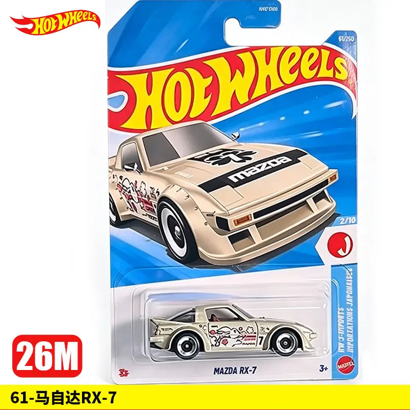 Фото Оригинальные коллекционные модели автомобилей Hot Wheels 1/64 Mainline Series 2026M: Raleigh Porsche 911, Peugeot Le Mans, литые под давлением игрушечные машинки №4