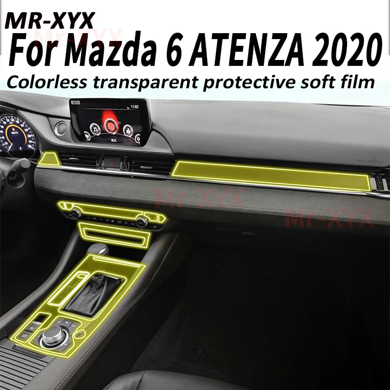 

Для Mazda 6 ATENZA 2020 Центральная панель привода ТПУ Защитная пленка для интерьера автомобиля устойчивая к царапинам Защитная Наклейка для ремон...