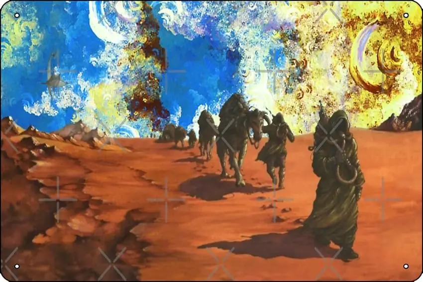 Sleep Dopesmoker психоделический плакат с триповым небом металлическая жестяная