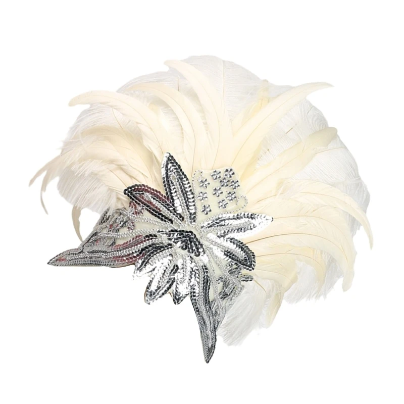 Повязка на голову с блестками головной убор для маскарада макияжа вечеринки