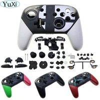 yuxi 1set for switch pro controller replacement upper bottom housing shell cover case with middle frame for ns pro controller